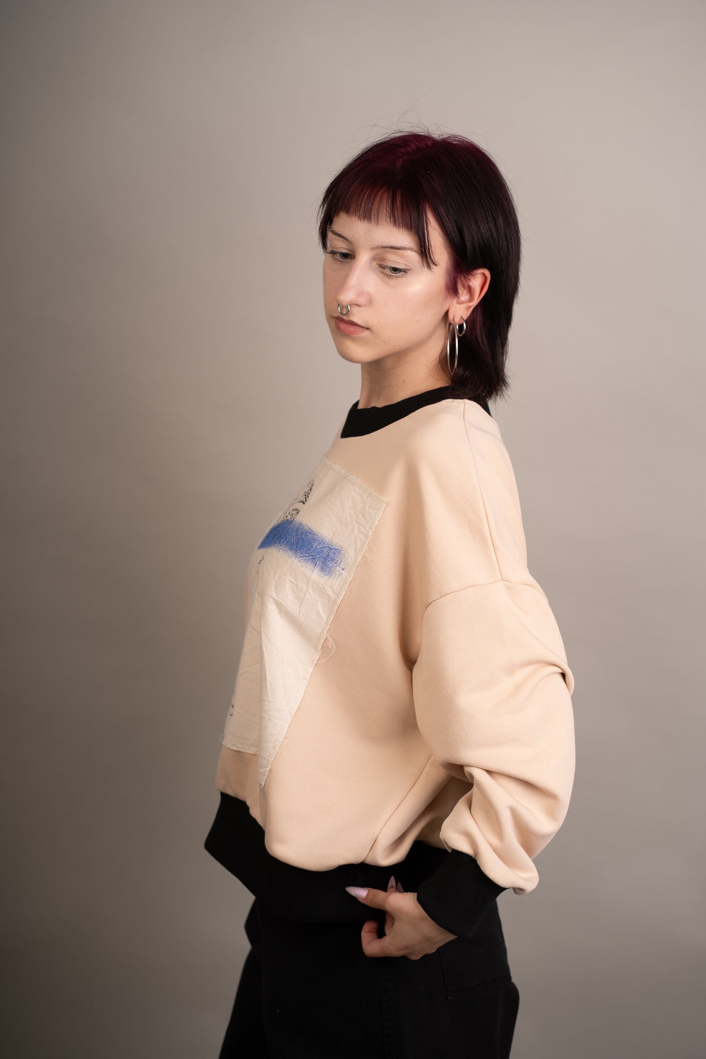 Women's sweatshirt with Aphrodite embroidery